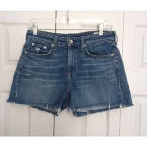 Rag & Bone Dre Low-Rise jean shorts Clean Peony 26